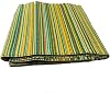 ACY STORE KATLANABİLİR PLASTİK HASIR KİLİM DIŞ MEKAN PİKNİK KAMP SERGİSİ ÇİFT DİKİŞ Yeşil, 175 X 270 CM