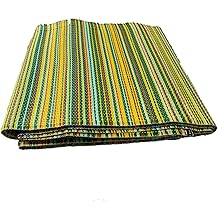 ACY STORE KATLANABİLİR PLASTİK HASIR KİLİM DIŞ MEKAN PİKNİK KAMP SERGİSİ &Ccedil;İFT DİKİŞ (Yeşil, 175 X 270 CM)