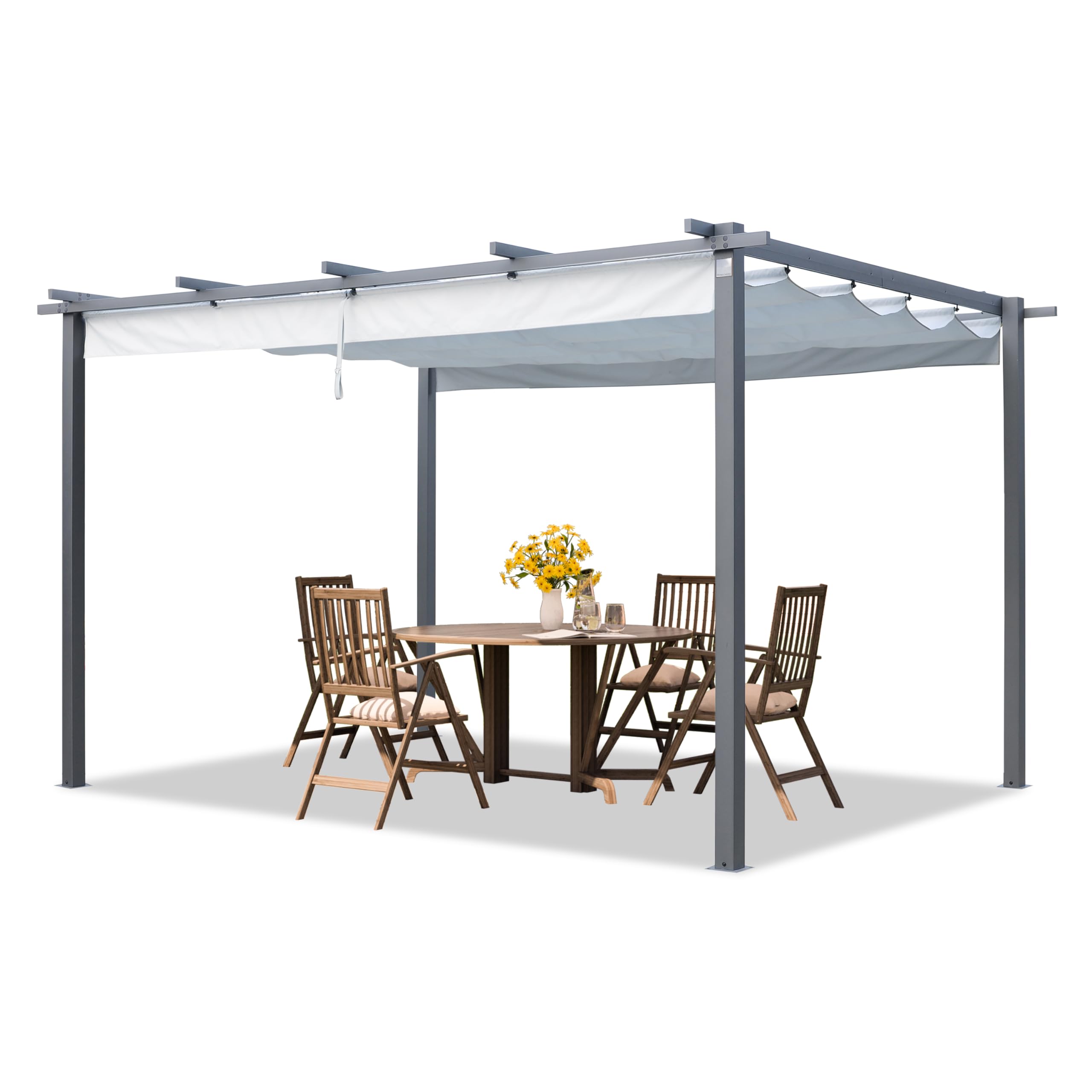PRIMEYARD Pergola 3x4 m Terrassenüberdachung