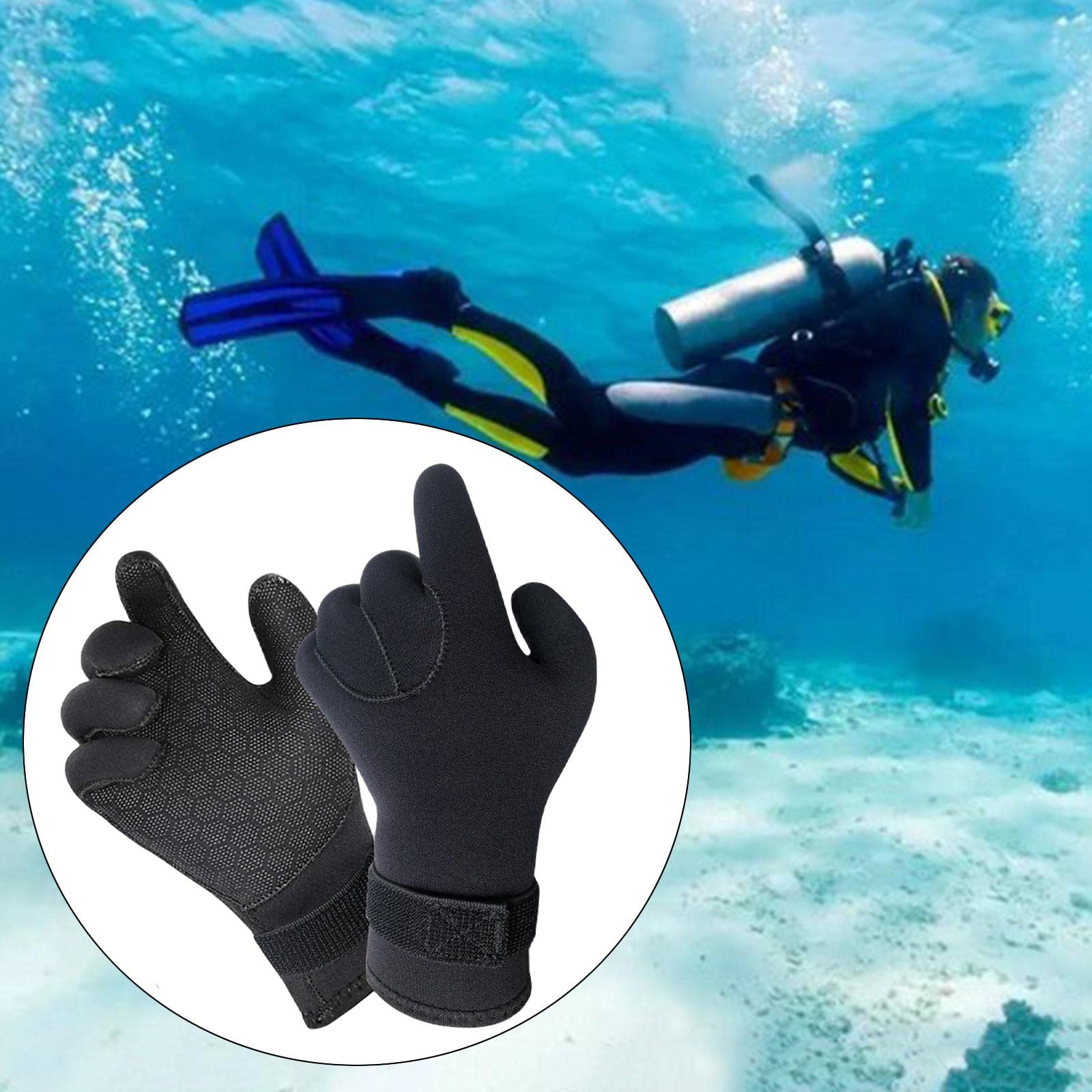 RajoNN Guanti da Immersione Guanti da Immersione Guanti da Muta in Neoprene Guanti da Surf per Sport Acquatici