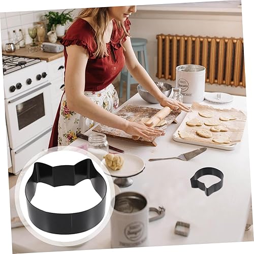 Miniatura 9 de Molde antiadherente para tostadas con forma de cabeza de gato, divertida herramienta para hornear pastel de pan y tostadas en forma de gato