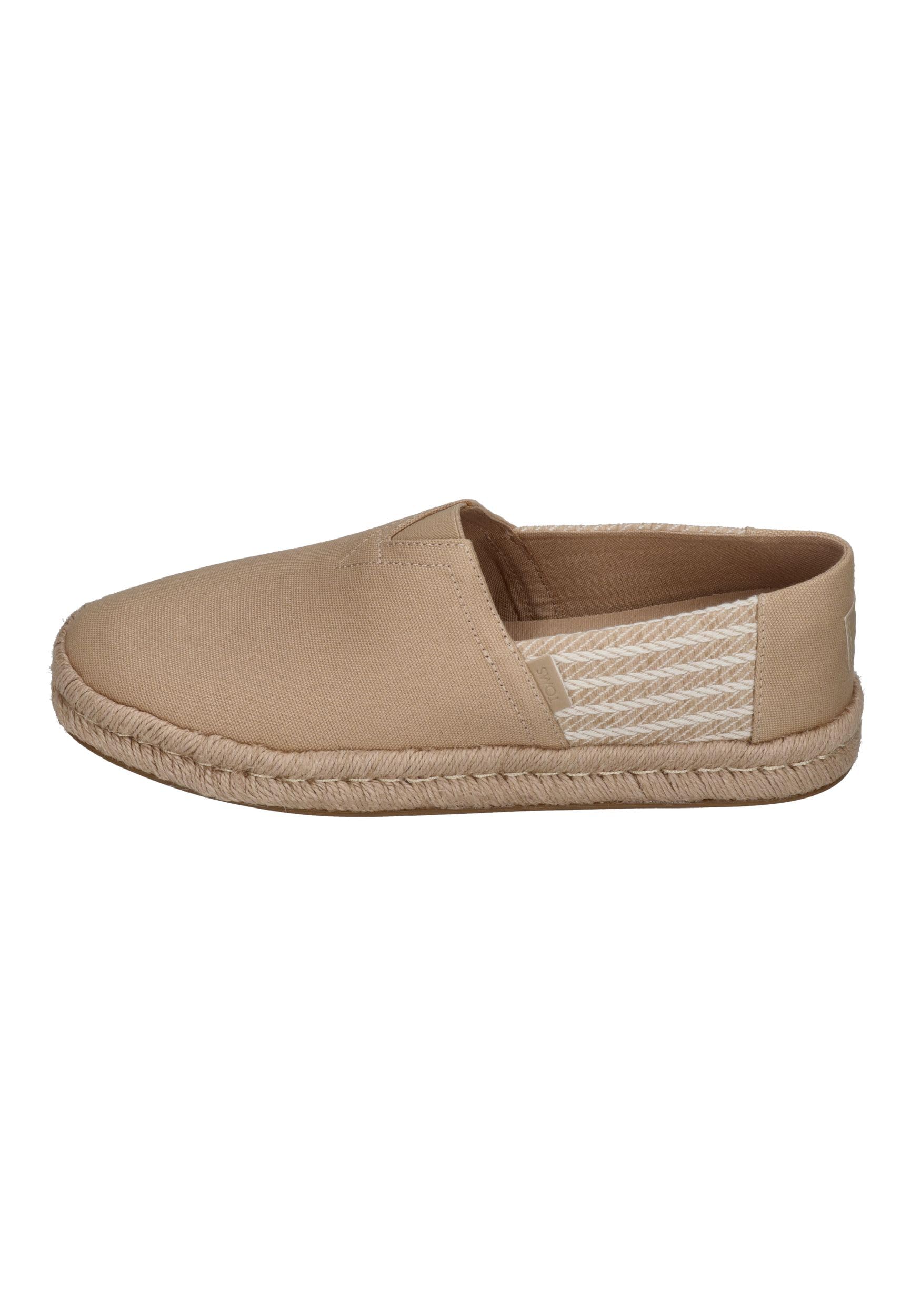 TOMS Herren Espadrilles Alpargata Rope 2.0 10023184 Oatmeal Nautical Stripe