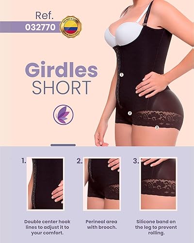 Miniatura 3 de Fajitex Fajas Colombianas Moldeadoras - Ropa de alta compresión para control de abdomen para mujer, fajas moldeadoras para control de abdomen