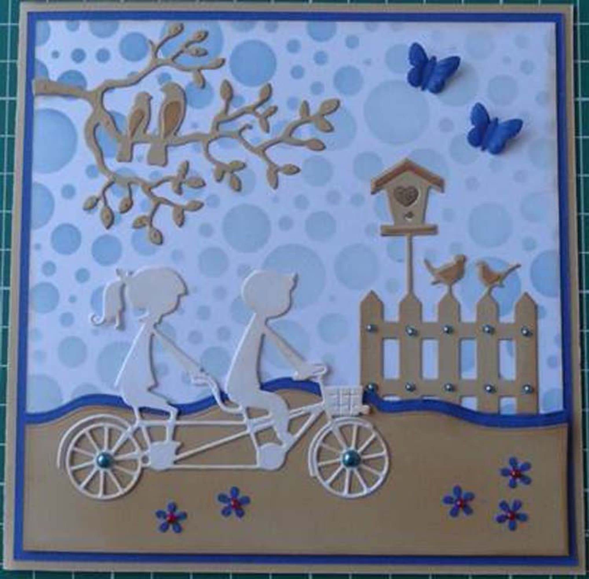 Matrice de Découpe Vélo Nellie's Choice - 8,3 x 6,1 cm pour Scrapbooking
