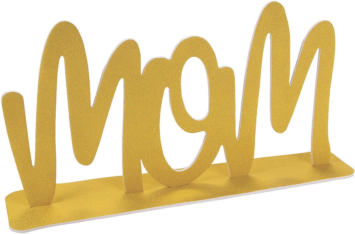 Fun Express Mother’s Day Mom Centerpiece – Elegant Gold Table Decor Mother’s Day Celebrations Parties Special Occasions Dining Tables & Gift Displays – Elegant Celebrations 19 Inches Long – 1 Piece