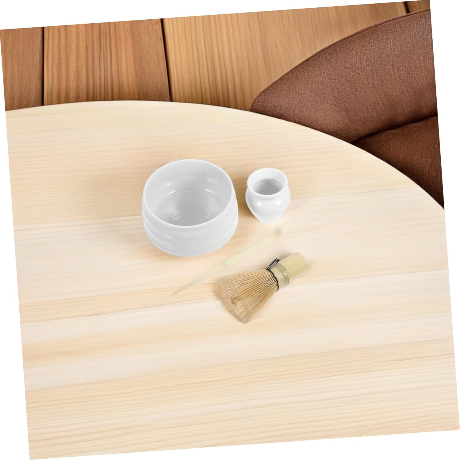 Veemoon 1set Matcha Tea Preparation Set Whisk Bowl Spoon Stand for Tea Ceremonies Essential Tools for Matcha and Enthusiasts