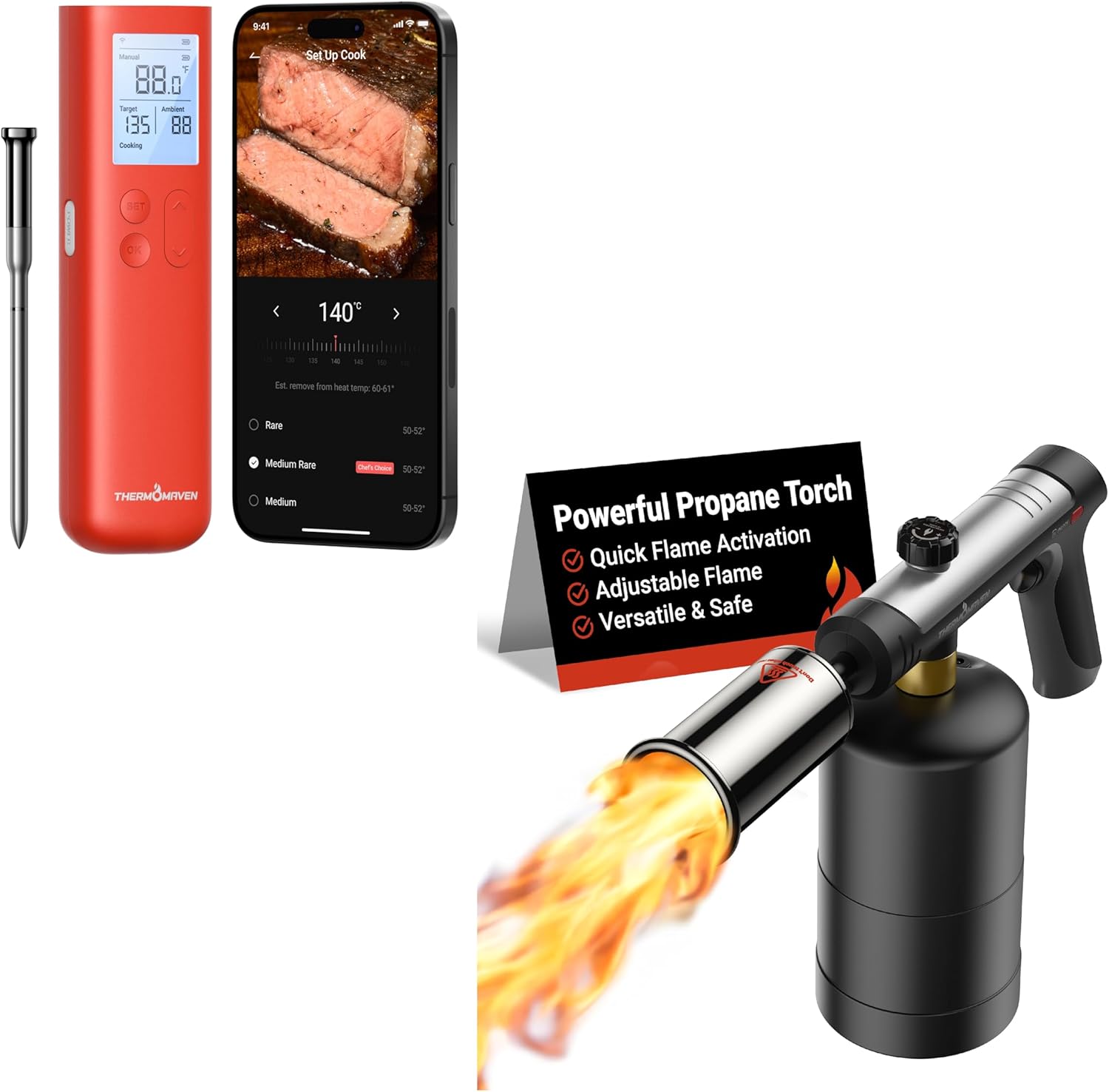 Get One PT03 Propane Torch with Your Purchase of A WT10 Thermometer