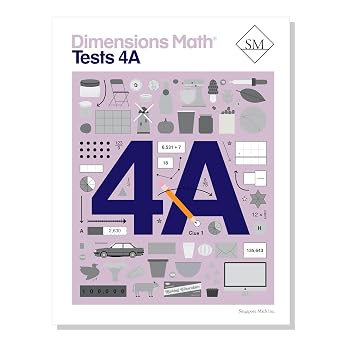 Dimensions Math Tests 4A | Singapore Math Inc. [Paperback]