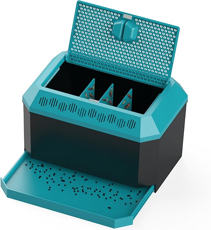 XIGETRAIL Insect Habitat for Crickets, Dubia Roaches, Breadworms,Convenient for Storing,