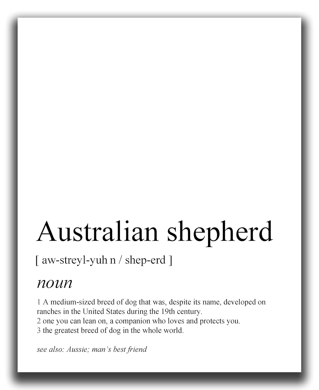 australian shepherd items