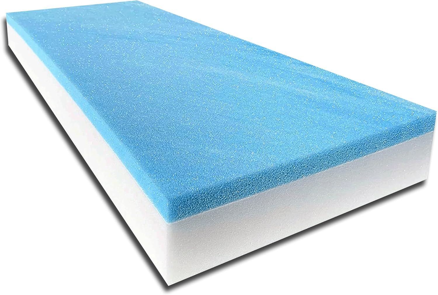 Mattress, 2" Height x 28" Width 75" Length Camper/RV bunk Mattress with Gel Memory Foam -No Cover