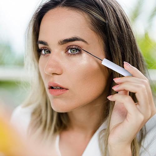 Miniatura 7 de Rímel de maquillaje de pestañas completas Lenthening y engrosamiento rímel impermeable definido sin aglomeración, manchas y escamas, de larga