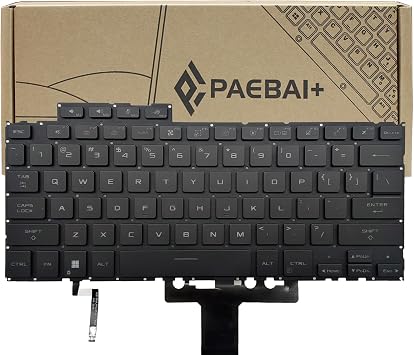 New Replacement Laptop Keyboard Backlit for ASUS ROG Flow X13 GV302 2023 US Layout