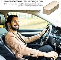 Vista 4 de Car Center Pillow, Car Armrest Elbow Support, Car Armrest Pad, Auto Elbow Rest Pad Support Storage Box, Auto Armrest Middle Cover, Car Foam Arm Rest