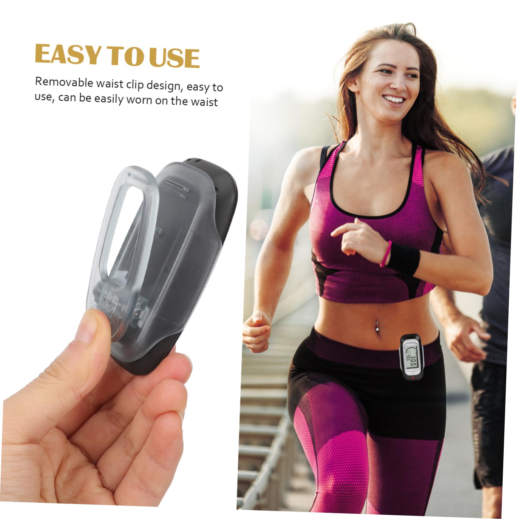 Toyvian Pédomètre Podomètre pour Marcher Clip De Compteur De Compteur De Calories Compteur De pour Marcher Podomètres pour Marcher Comptoir Podomètre Créatif Abdos