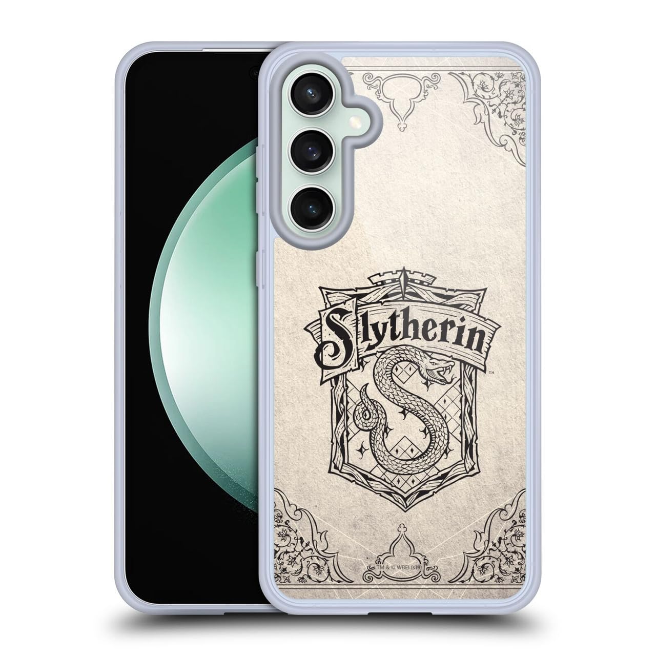 Head Case Designs Licenza Ufficiale Harry Potter Slytherin Pergamena Sorcerer's Stone I Custodia in Gel [Grado Militare] Compatibile con Samsung Galaxy S23 Fe 5G E Compatibile con MagSafe