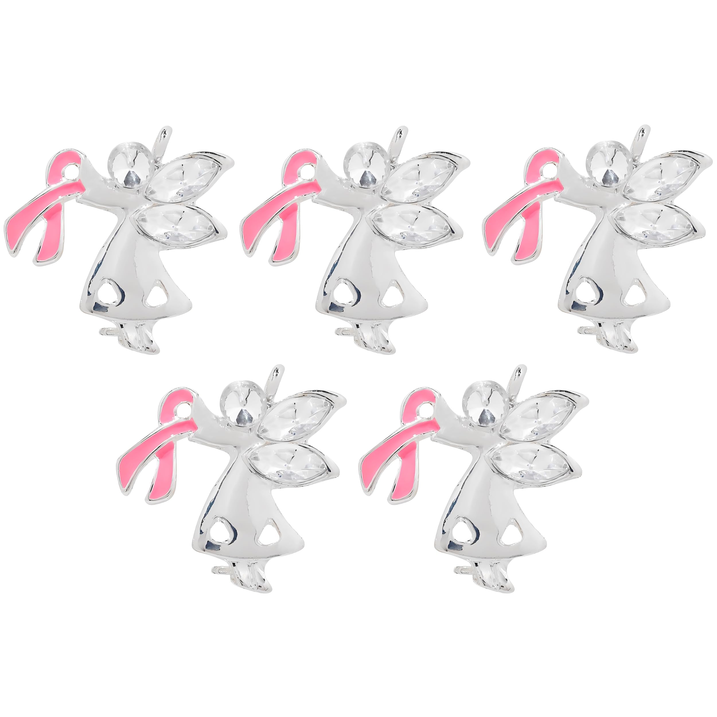 25/50/100/500pcs Breast Cancer Pins - Bulk Pink Ribbon Pins for Breast Cancer Awareness - Perfect for Support Groups, Events, Promotional Gift-Giving and Fundraising