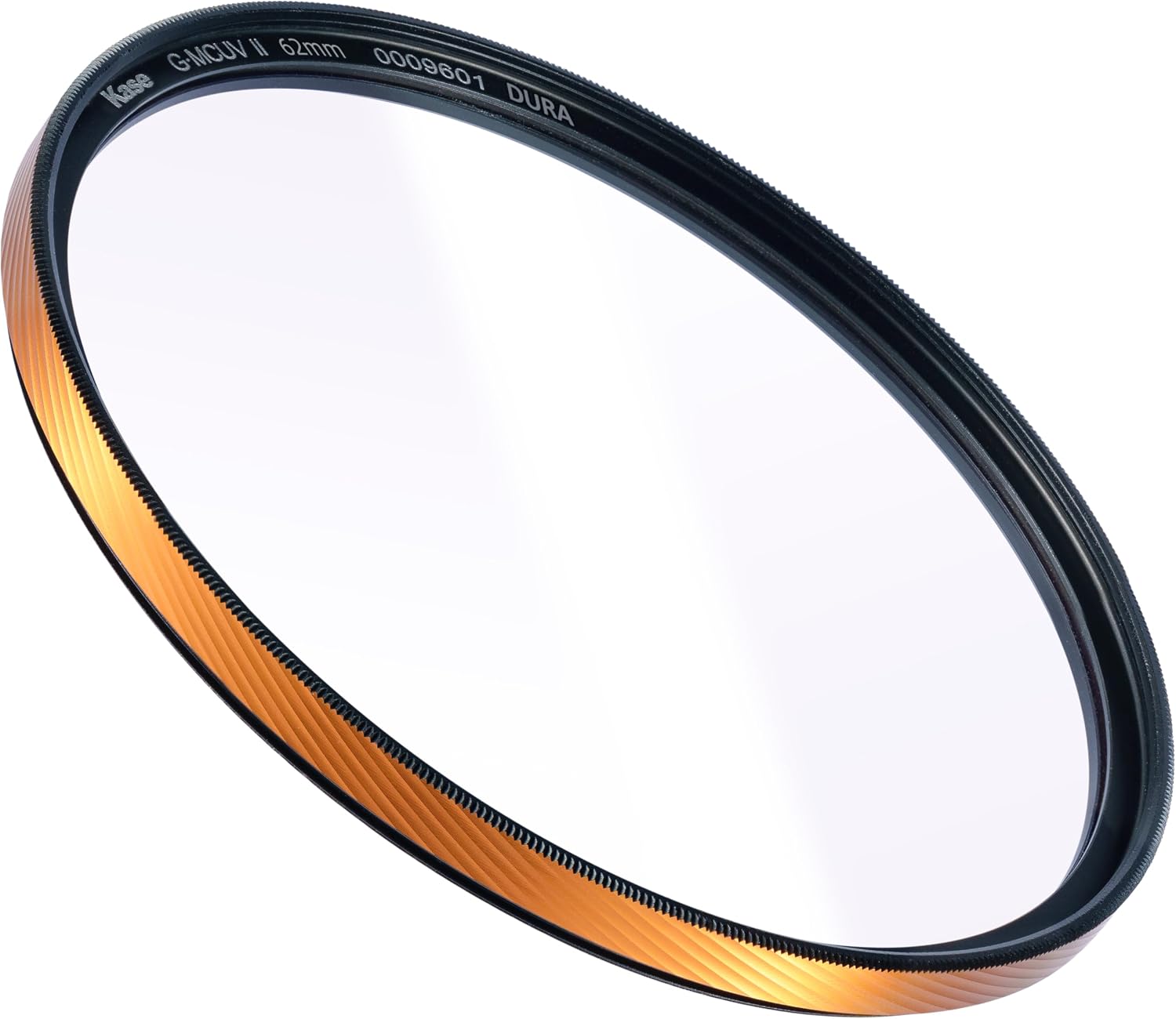 Kase G-MCUV II Dura UV Screw-in Filter Multicoated Tempered Hardened Optical Glass Anti-Flare Low Reflection 99.5% Transmission Rate LR-41 UV Cut (62mm)