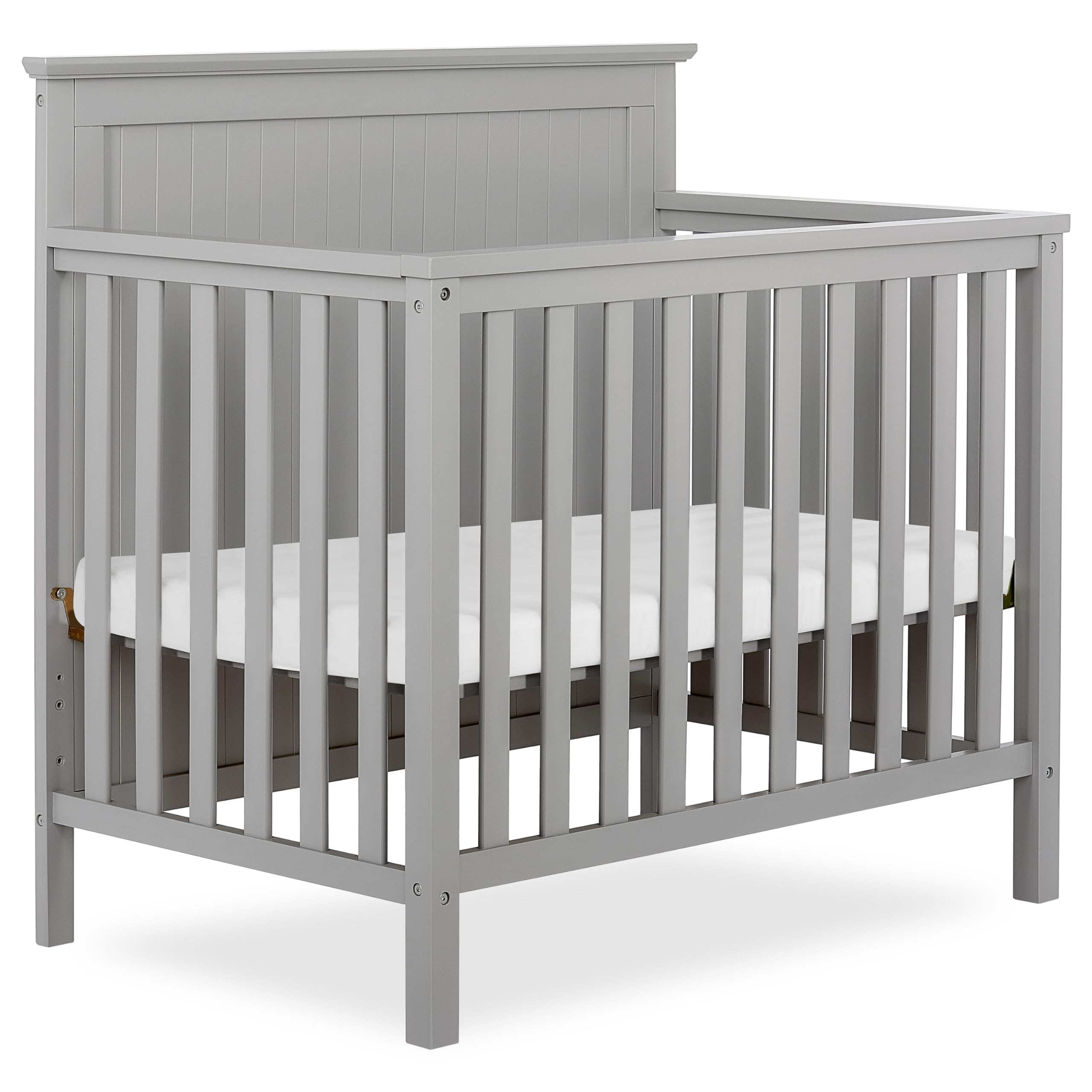 Dream On Me Ava 4-in-1 Mini Crib Pebble Grey