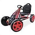 Berg Toys Buddy Blue Pedal Go Kart for Kids– Adjustable Ride On Toy for Ages 4-8 – Go Karts with BFR System and Adults Outdoor Pedal Car for Kids
