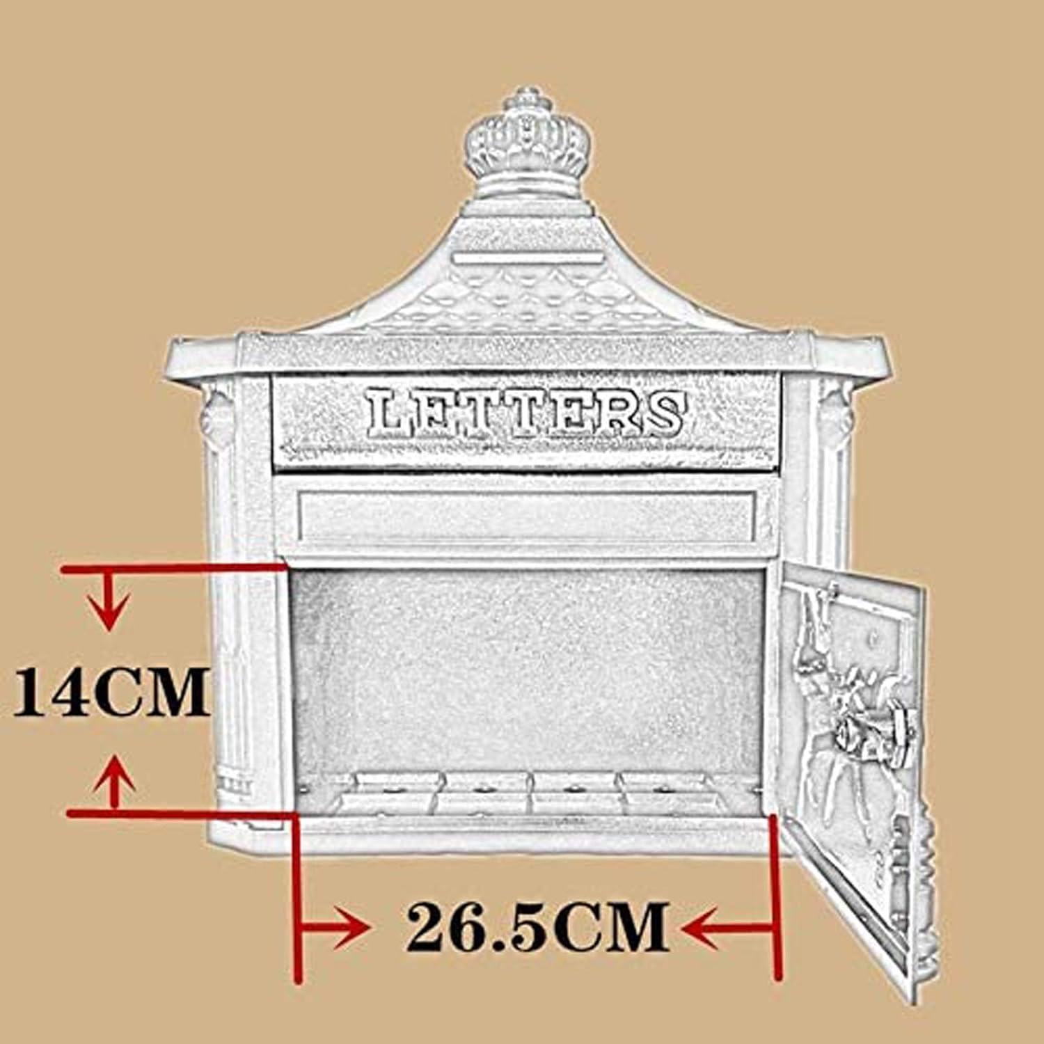 Mailbox Wall Mount Mailbox Community Mailbox Mailbox Mailbox Mailbox Villa Mailbox European Mailbox (Size : 1)