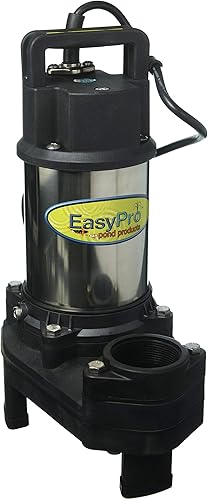 Miniatura 2 de EasyPro TH150 Bomba de cascada y flujo de acero inoxidable, eficiencia energética, de larga duración, 3100 GPH - 115 voltios - Cable de alimentación