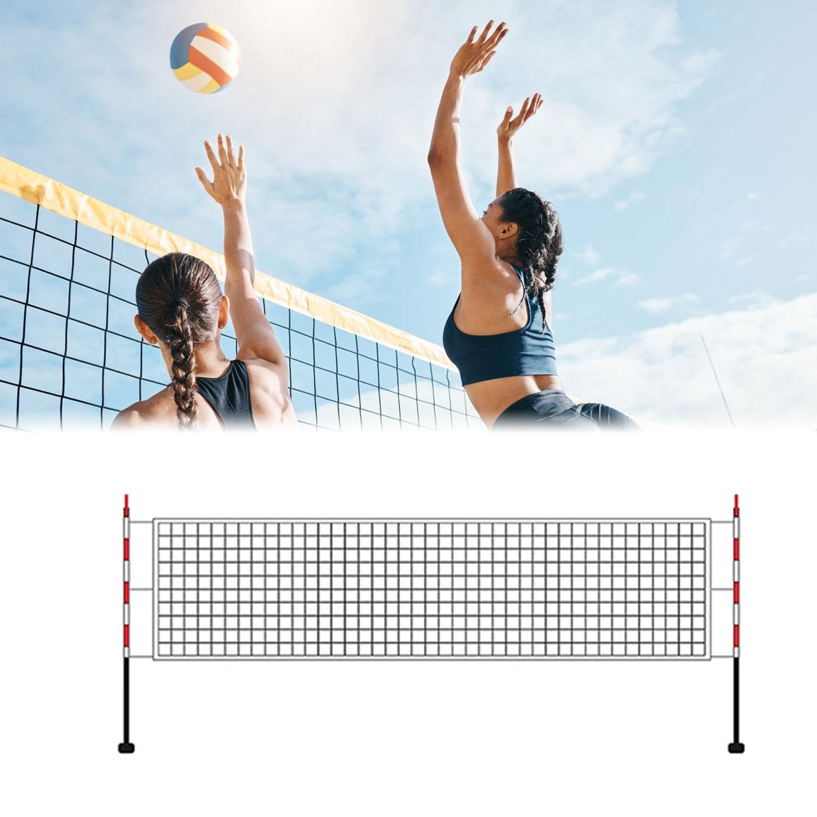 kowaku Volleyball Net with Carry Bag Practice Net Universal Handball Netting Volley Ball Net for Games Training Outdoor Indoor