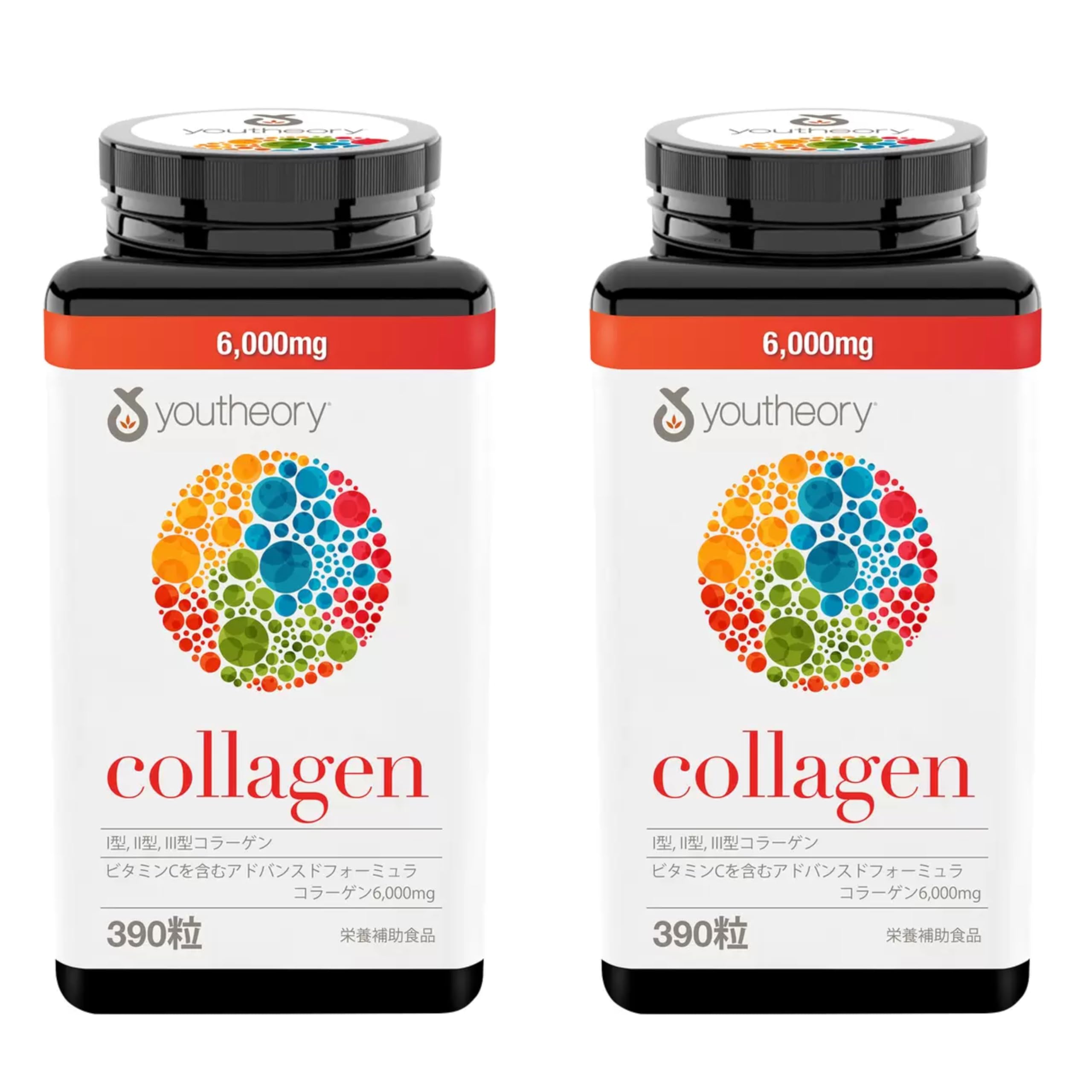 Amazon.co.jp: Costco Youtheory Collagen, 390 Capsules, Set