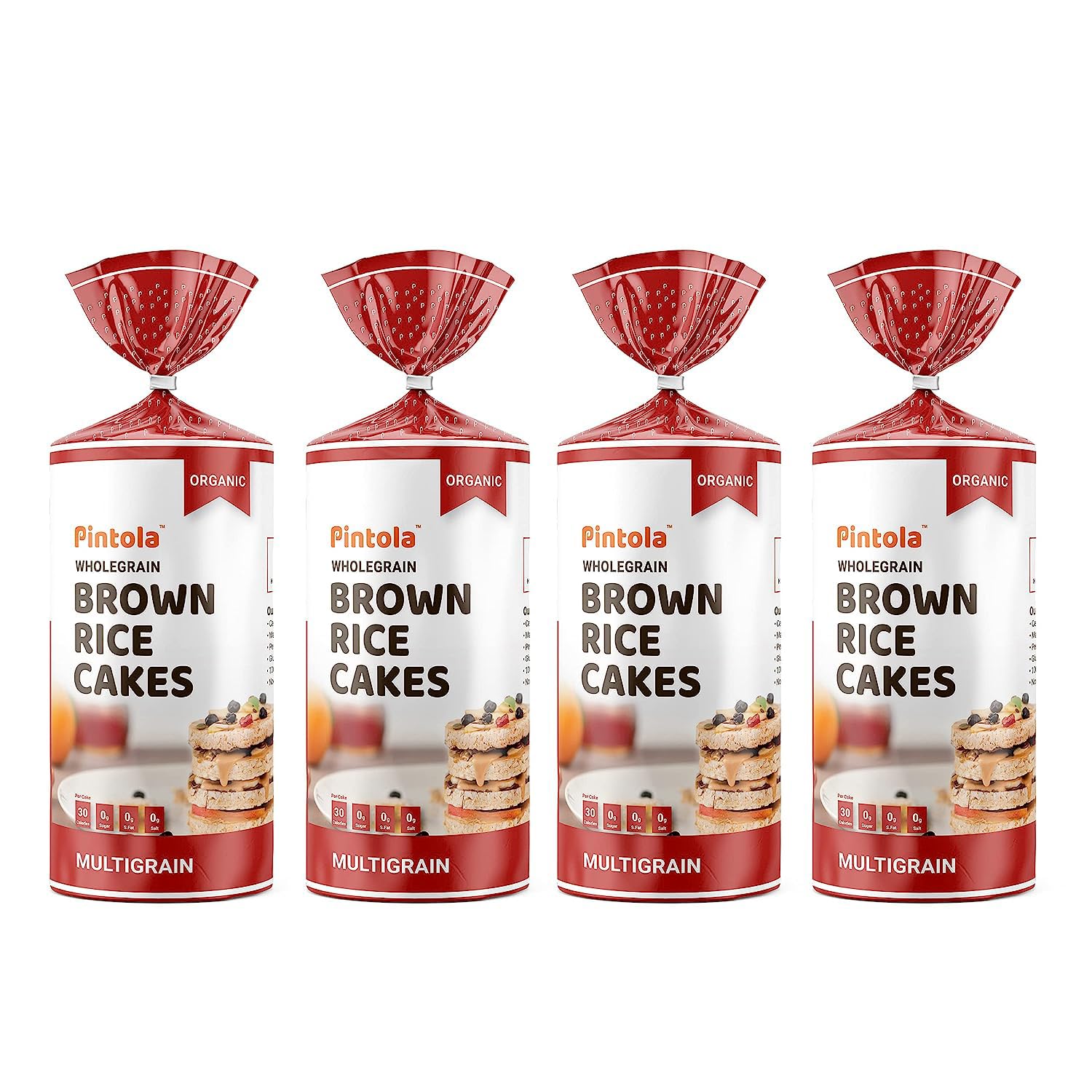 See full amazon price history chart for PINTOLA Organic Brown Rice Cake - Multigrain (Unsalted, Pack of 4) (130 g x 4), Gluten-Free Snack for Weight Loss, Made with 9 Wholegrains, Soy and Yeast-Free, Taste Best With Peanut Butter, Low Fat, 30 calorie per cake PINTOLA Organic Brown Rice Cake - Multigrain (Unsalted, Pack of 4) (130 g x 4), Gluten-Free Snack for Weight Loss, Made with 9 Wholegrains, Soy and Yeast-Free, Taste Best With Peanut Butter, Low Fat, 30 calorie per cake (B098X8B5C6) Amazon Price History, Amazon Price Tracker