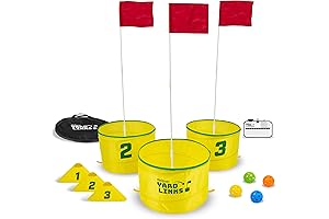 GoSports Yard Links Miniature Golf Course and Custom Golf Markers