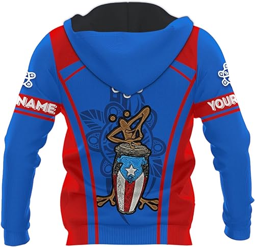 Miniatura 9 de AOVL - Camisetas con nombre personalizado de Puerto Rico en 3D, camiseta de bandera de Puerto Rico para hombres y mujeres, S-5XL con bandera