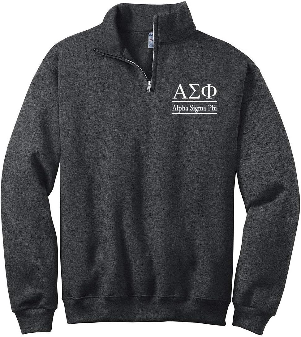Alpha Sigma Phi Unisex Quarter Zip Pullover