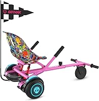 Vista 10 de Gotrax Hoverboard - Accesorio de asiento de kart para patineta de equilibrio automático de 6.5", 8", 8.5", 10", longitud del marco ajustable