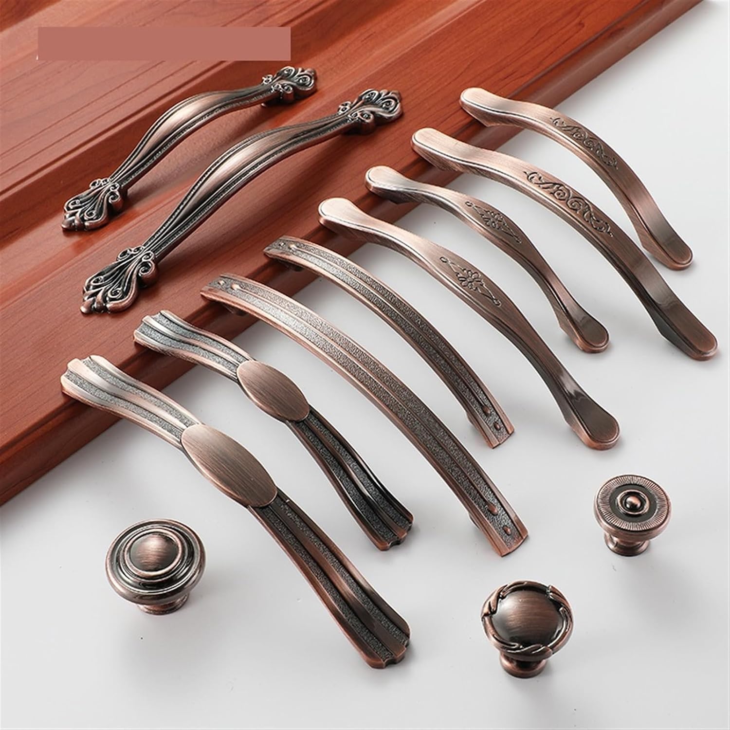 NALsa Handle Kitchen Door Knob Cabinet Drawer Closet Antique Shabby Chic Handles Dresser Knobs Furniture Pulls 1Pcs (Color : 937-single)