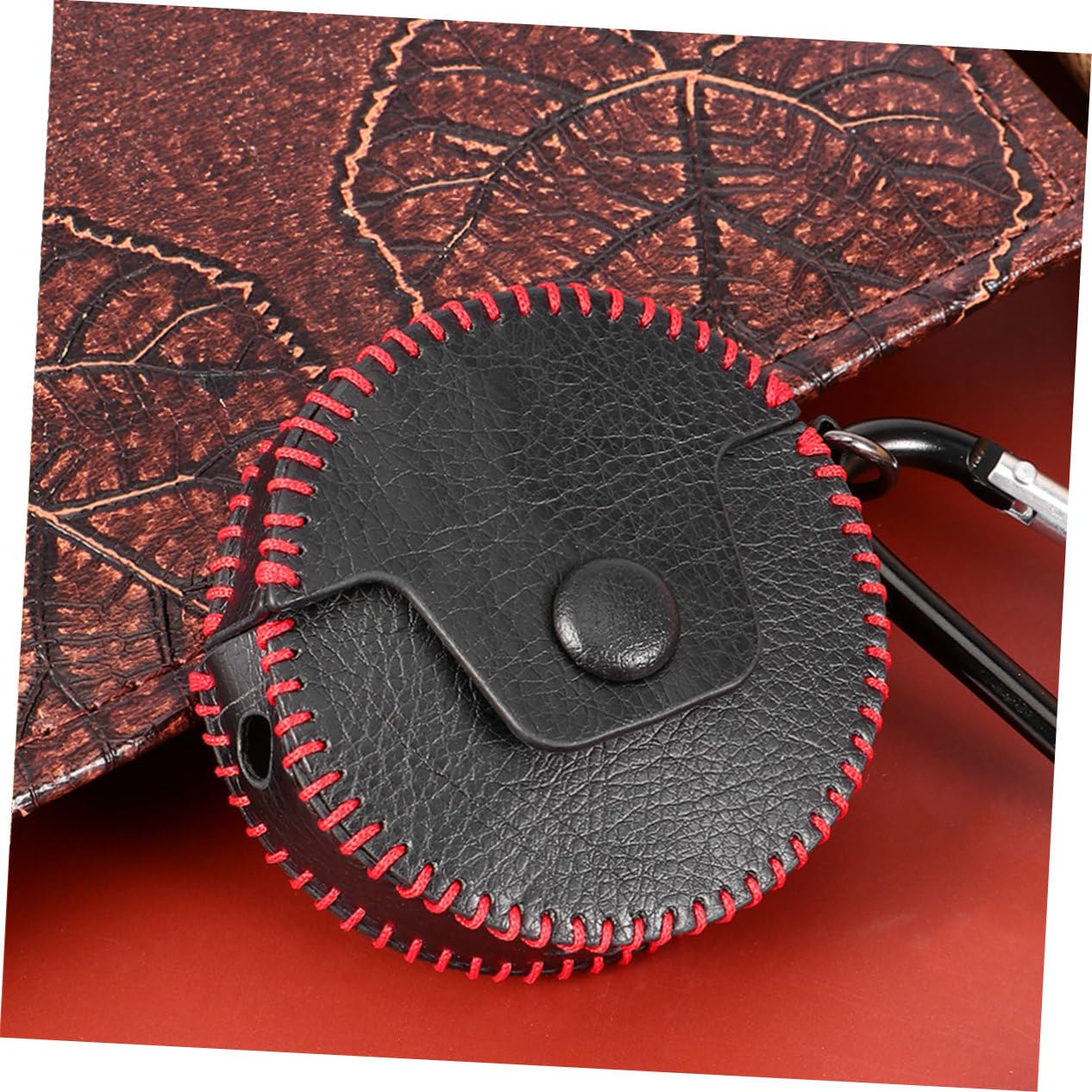 DOITOOL Custodia Per Auricolari in Pelle Da 3 Pezzi Design Vintage Antiurto Comoda E Delicata Sulla Pelle.