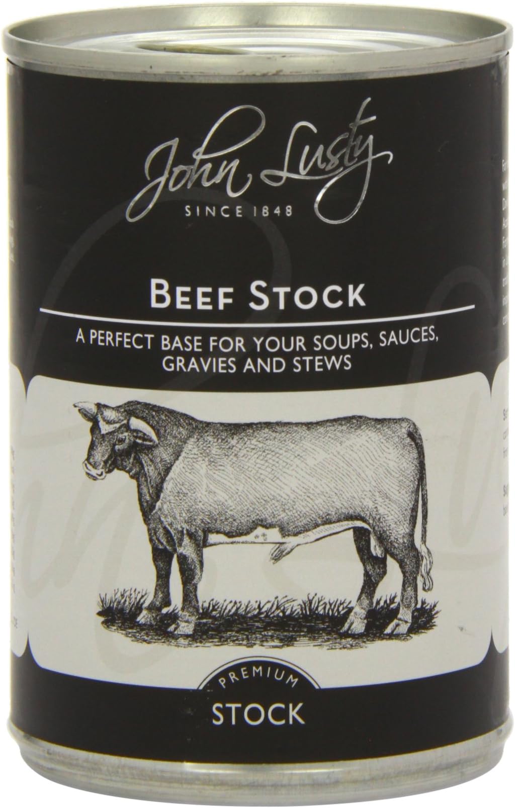 John Lusty Beef Stock 392 g (Pack of 6)