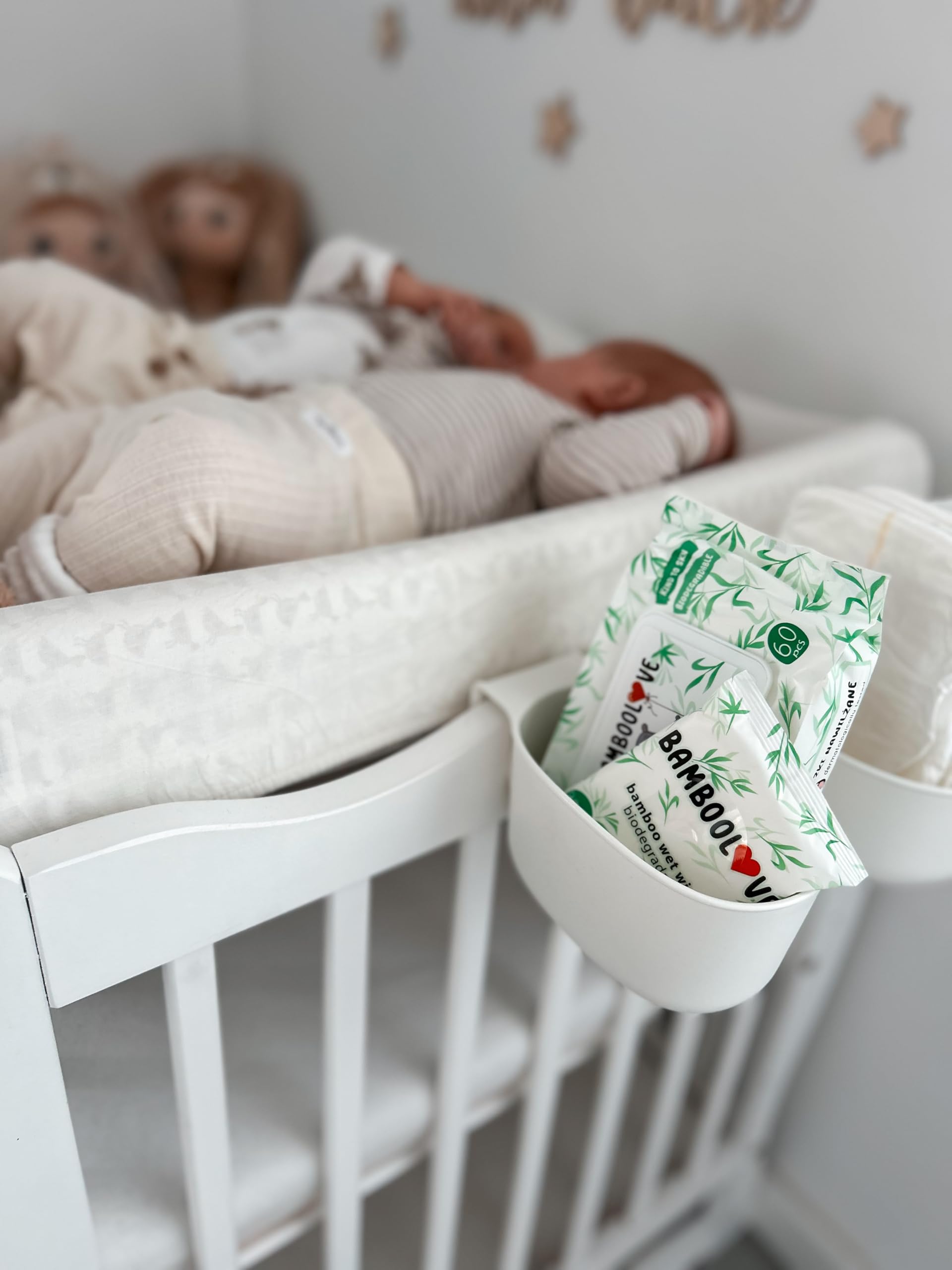 20x 60pcs - Toallitas húmedas de bambú - Toallitas bebe hipoalergénicas - Toallitas húmedas excepcionalmente suaves y delicadas - 99,3% de agua - Biodegradables