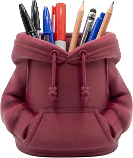 Mondo Stampa Sweater Pen Holder Design Fuxia Bio-Plastic Corn Made in Italy | Pen holder for office, bedroom and smart work: Includes pens, pens, highlighters, non-toxic, odorless, safe