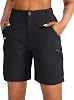 Viodia Womens 7 Hiking Cargo Shorts with Pockets Quick Dry Lightweight Shorts for Women Golf Casual Summer Shorts