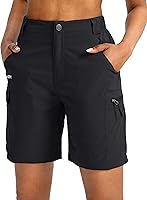 Viodia Women's 7" Hiking Cargo Shorts with Pockets Quick Dry Lightweight Shorts for Women Golf Casual Summer Shorts