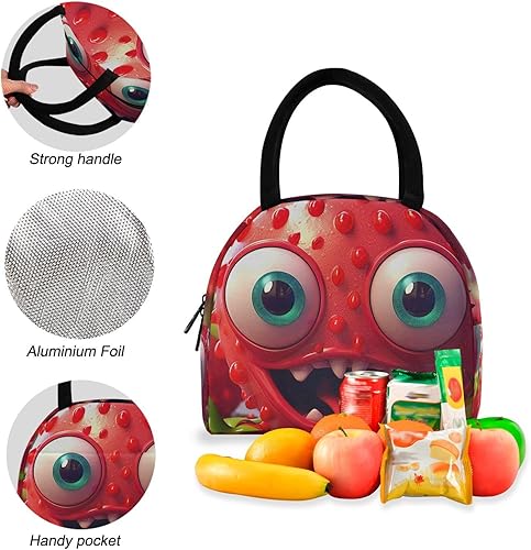 Miniatura 4 de Blue Dragon - Mochilas para niños, bolsas enfriadoras aisladas, a prueba de agua, mochila para escuela primaria, Monstruo de, Moderno