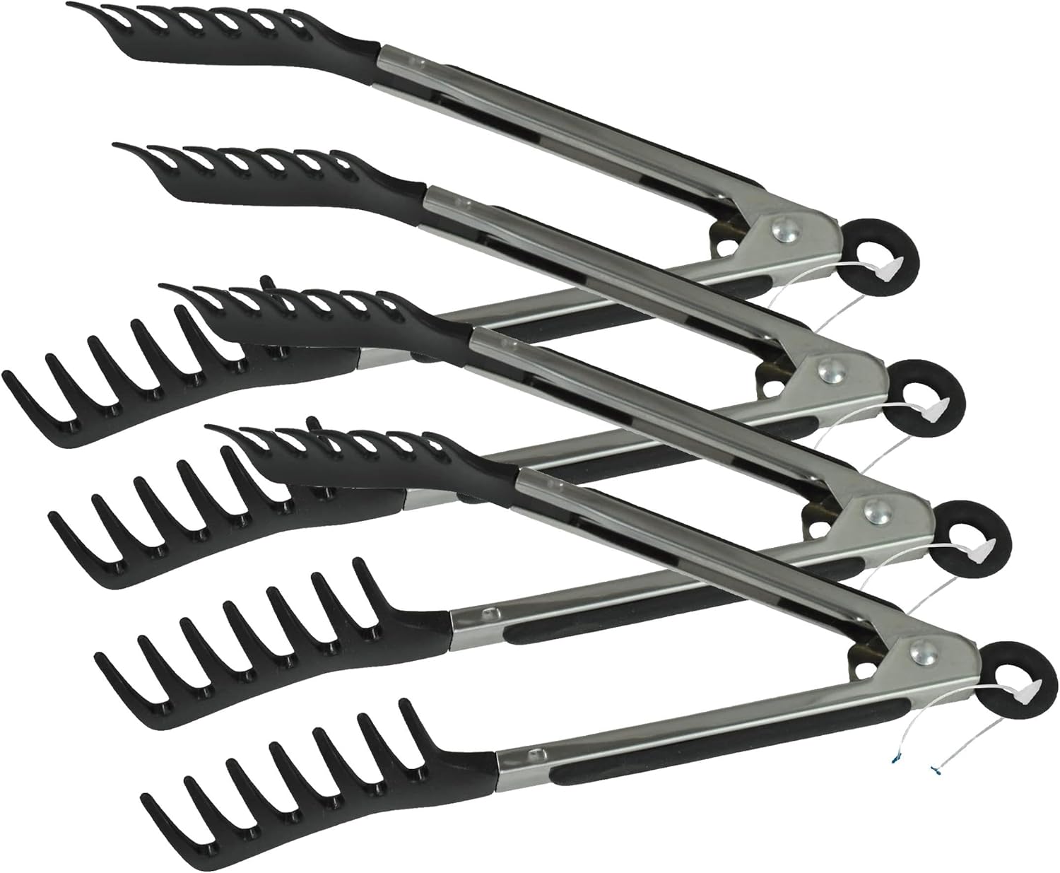 R&M International 96923 Mini 8" Fork Tong with Locking Handle (Pack of 4)