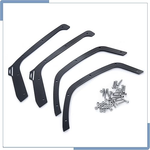 Miniatura 6 de Acero inoxidable RC Fender Flares Eliminar para 1/10 Escala RC Crawler Car SCX10 III Actualizaciones JLU AXI03007 Accesorios