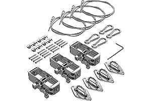 COARBOR Sunshade Sail Hardware Kit: Durable Awning Accessories