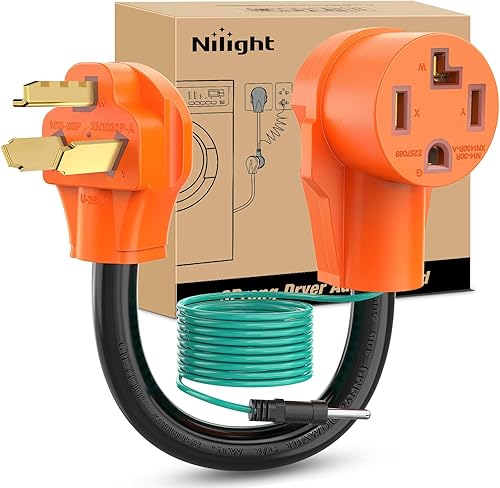 Miniatura 97 de Nilight Cable adaptador de cargador EV de 50 amperios a 50 amperios de 4 clavijas de cobre puro 250 V para soldador, conversión de enchufe Enchufe