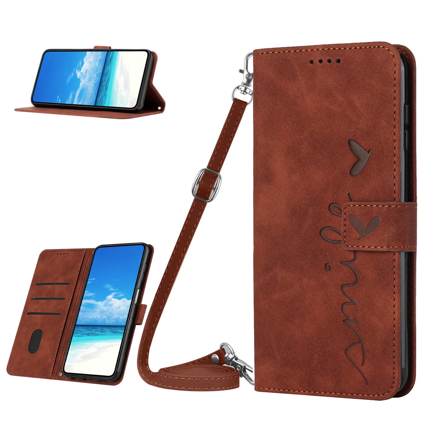 Cover Con Supporto Telefono Cover Oppo A52/A92/A72 Beajew - Custodia Portafoglio Magnetica PU