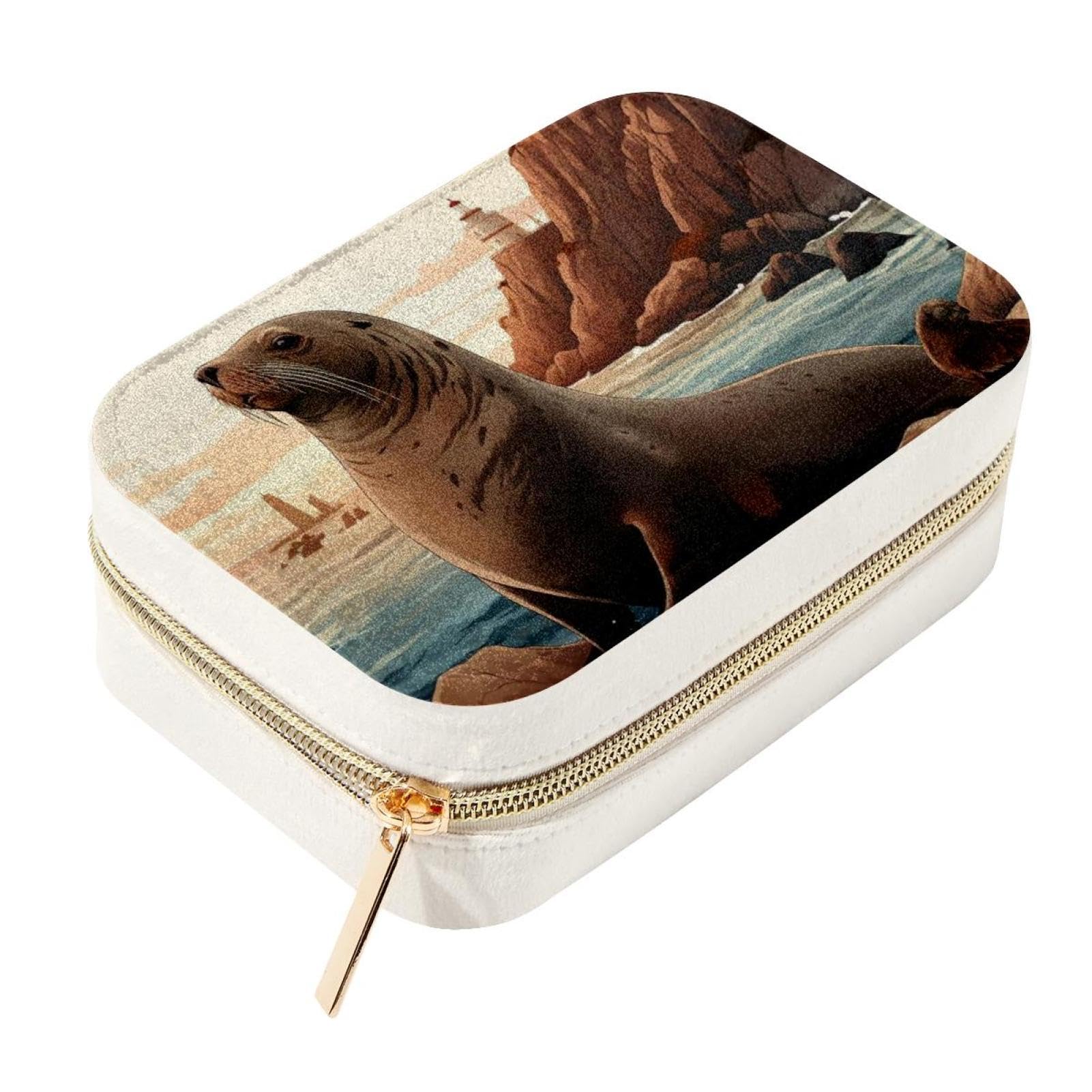 Boîte à bijoux de voyage pour filles et mini organiseur portable