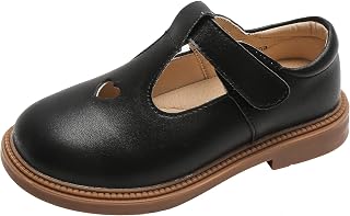 Girls Princess Oxfords Shoes T-Strap Walking School Uniform Dress Mary Jane Flats