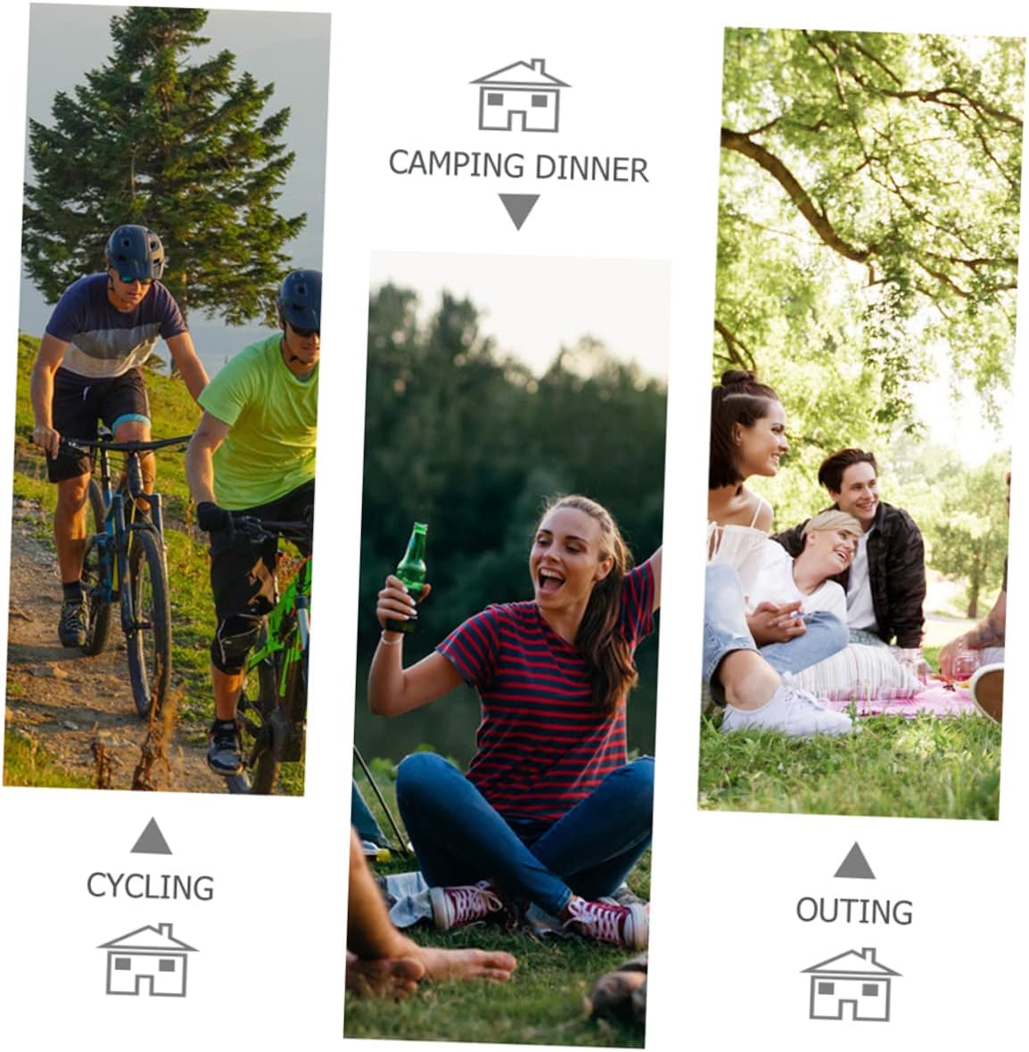 1 Set Portable Cookware for Camping and BBQ Lightweight Cookware with Cutlery and Easy to Carry for Outdoor Adventures and Picnics