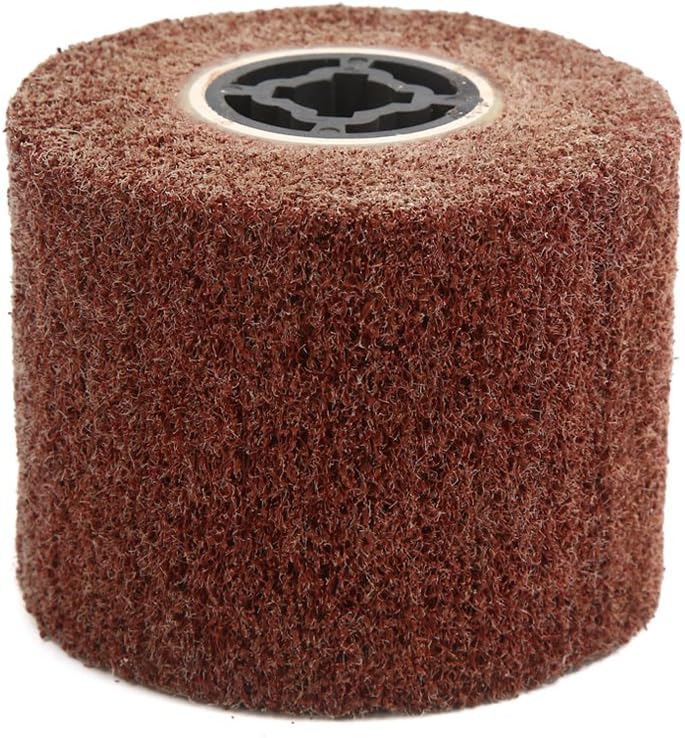 Red Round Abrasives Shaped Non-Woven Abrasive Grinding Flap Wheel 122mm x 45mm x 98mm Model:94as63qo770